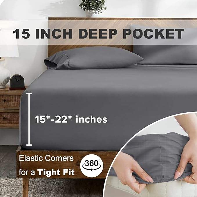 Organic Cotton Grounding Fitted Bedsheets™