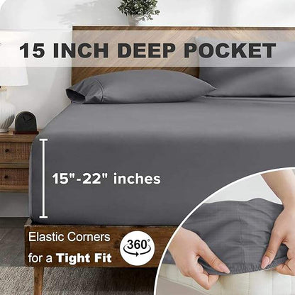Organic Cotton Grounding Fitted Bedsheets™