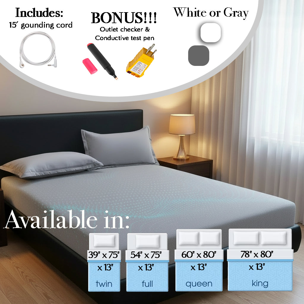 Organic Cotton Grounding Fitted Bedsheets™