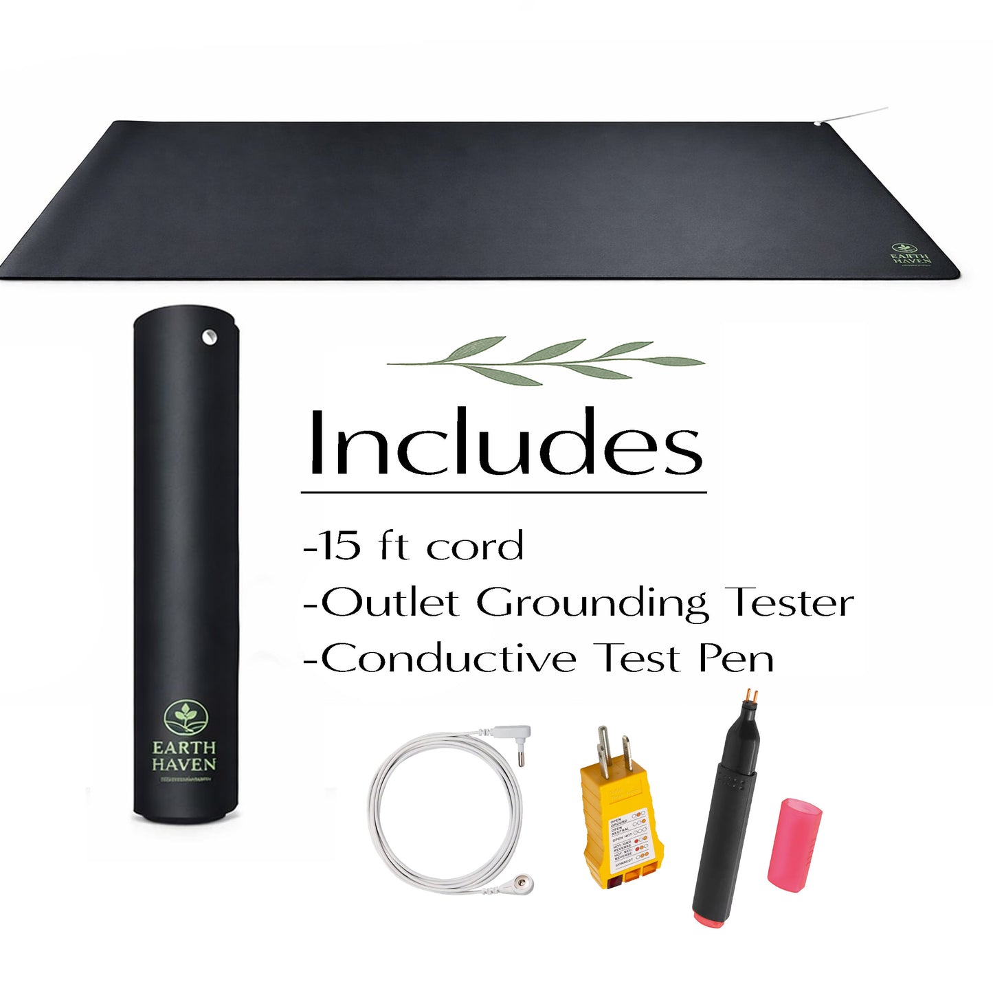 Earth Haven Grounding Massage Table Mat 24x70 (Professional Use)